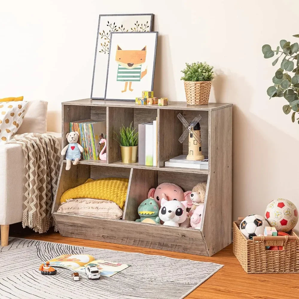 Children's bookshelf, Suitable for Children's Rooms and Playrooms