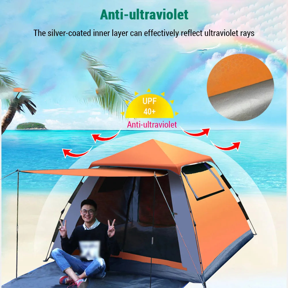 Outdoor Automatic Quick Open Tent Waterproof