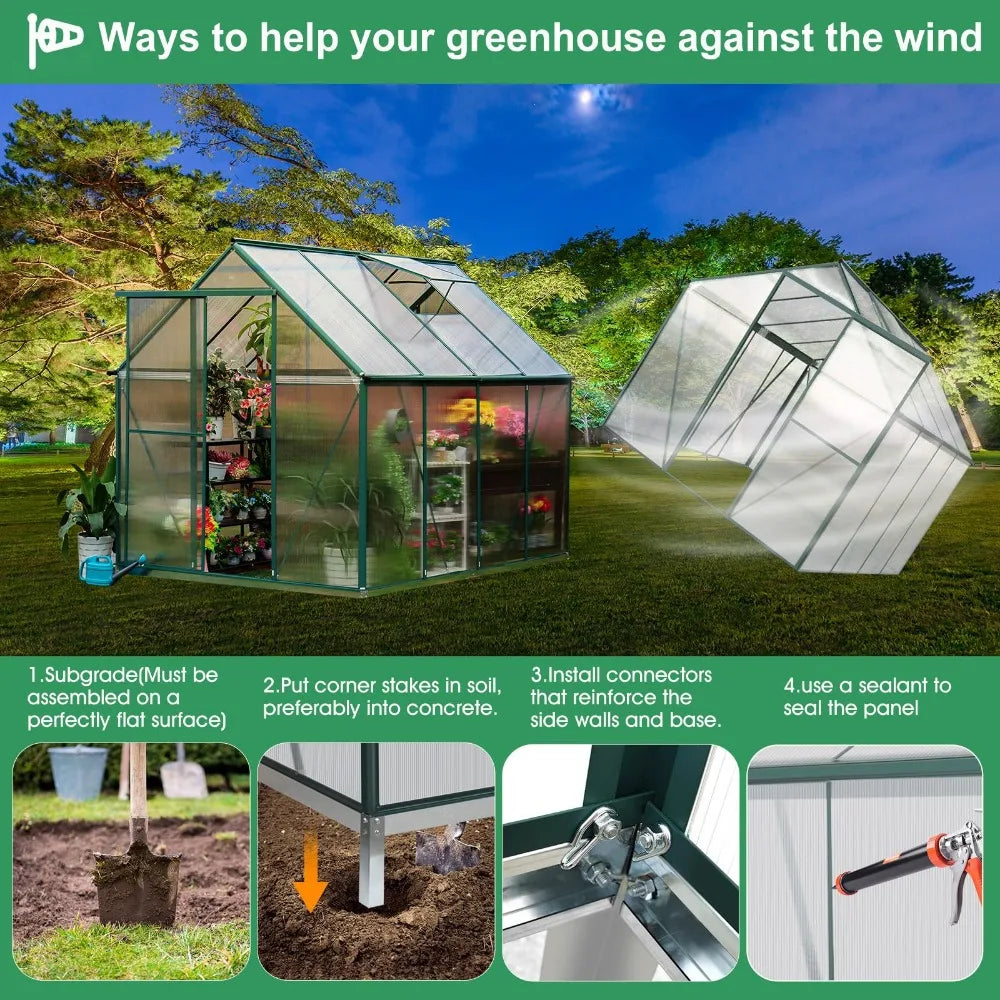 Polycarbonate Greenhouse for Outdoors