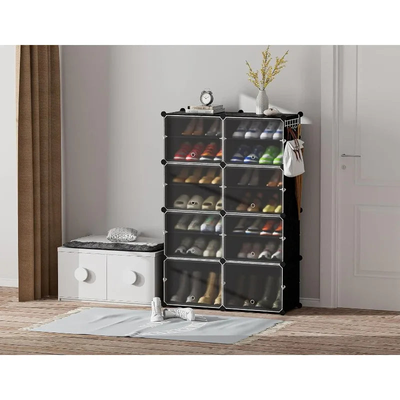 8 Tier Shoe Storage Cabinet