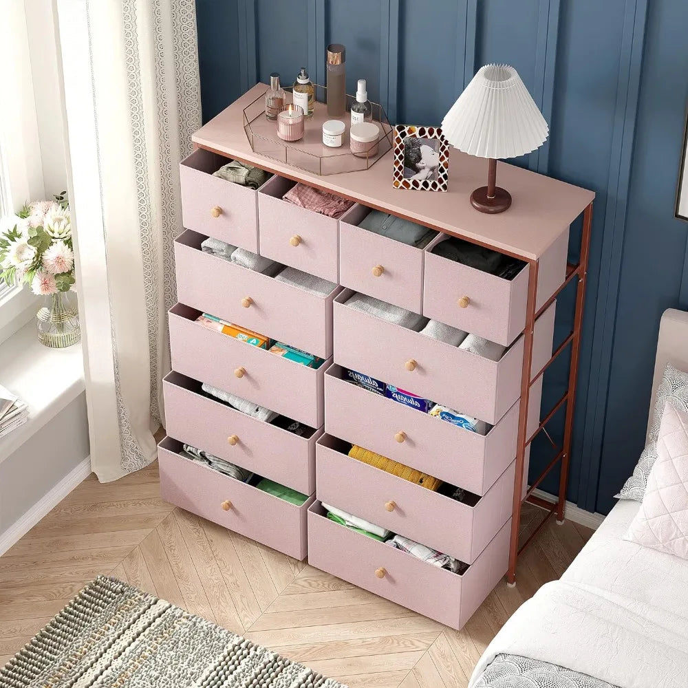 Dresser for Bedroom with 12 Drawers