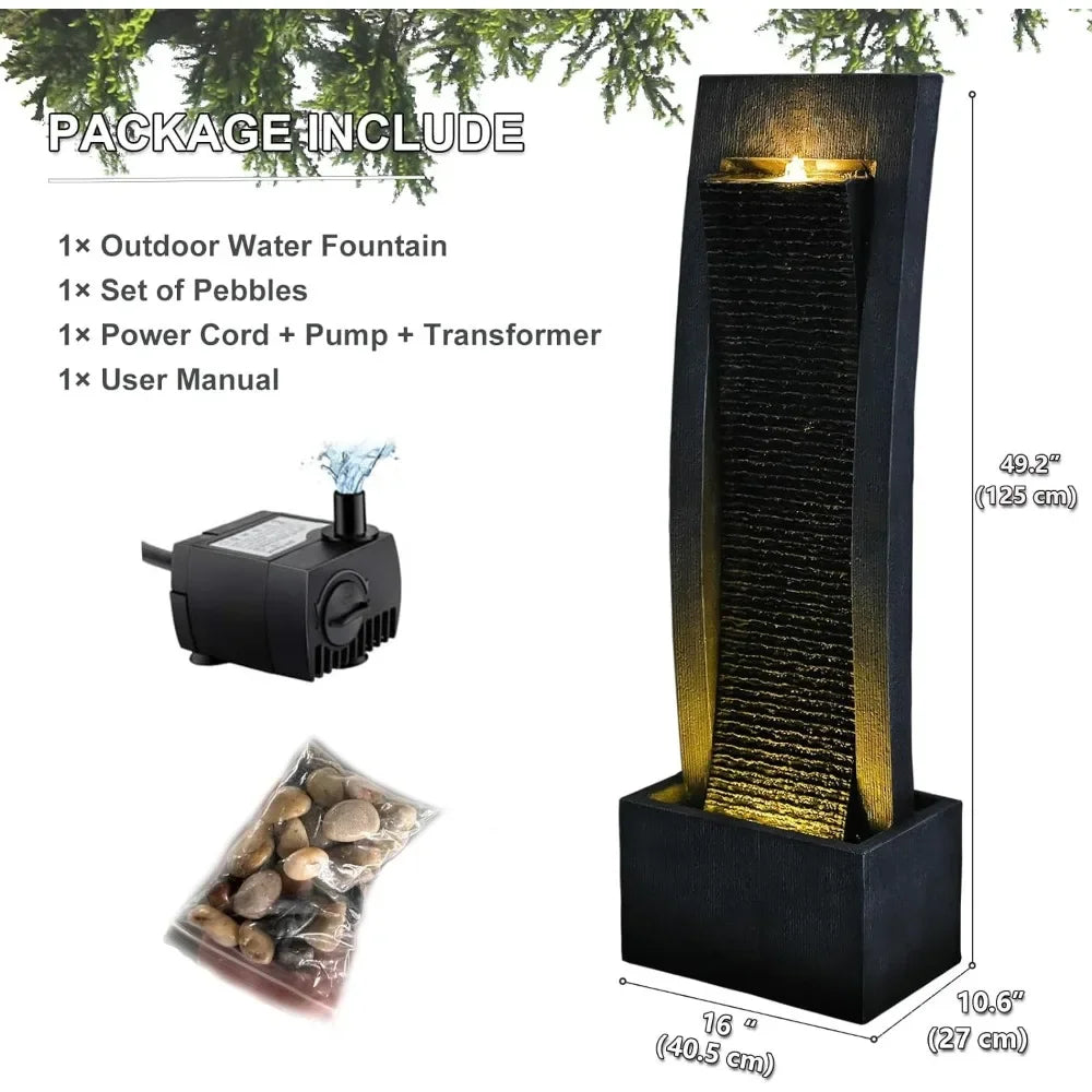 Outdoor independent fountain