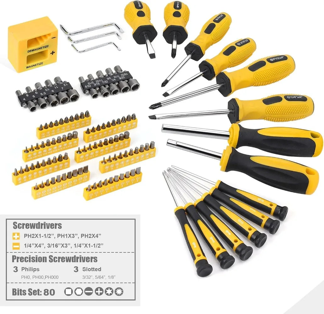 467-Piece Household Home Sets for Mechanics, 16-Inch Tool Bag