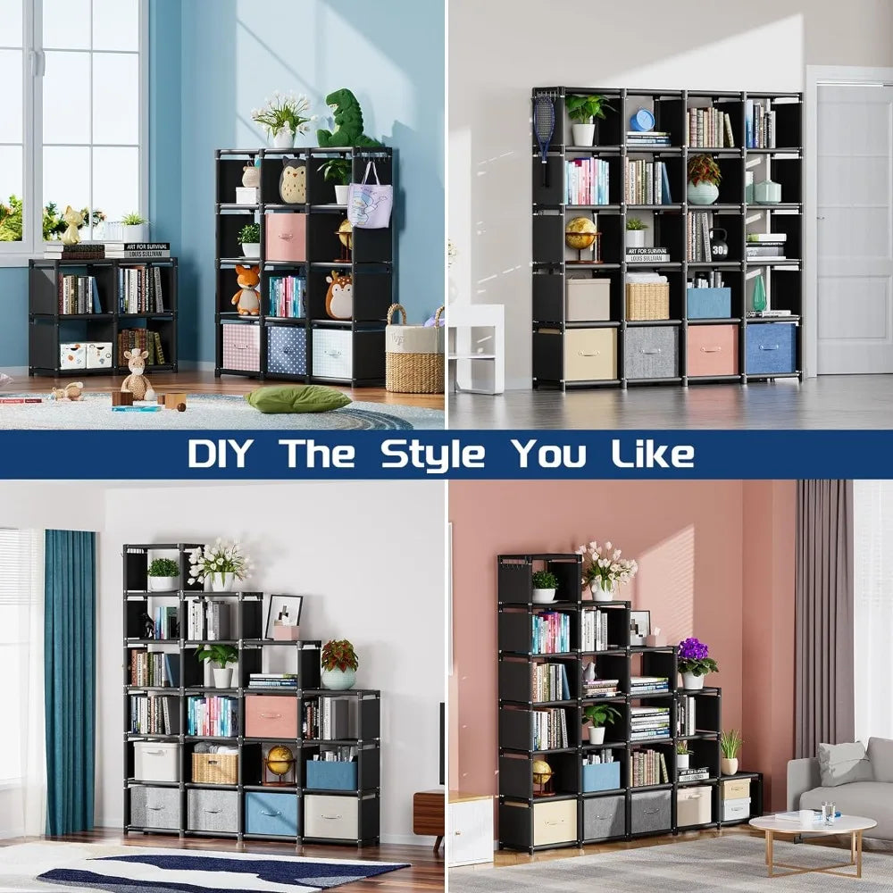 Bookshelf, 20 Cube Storage Organizer