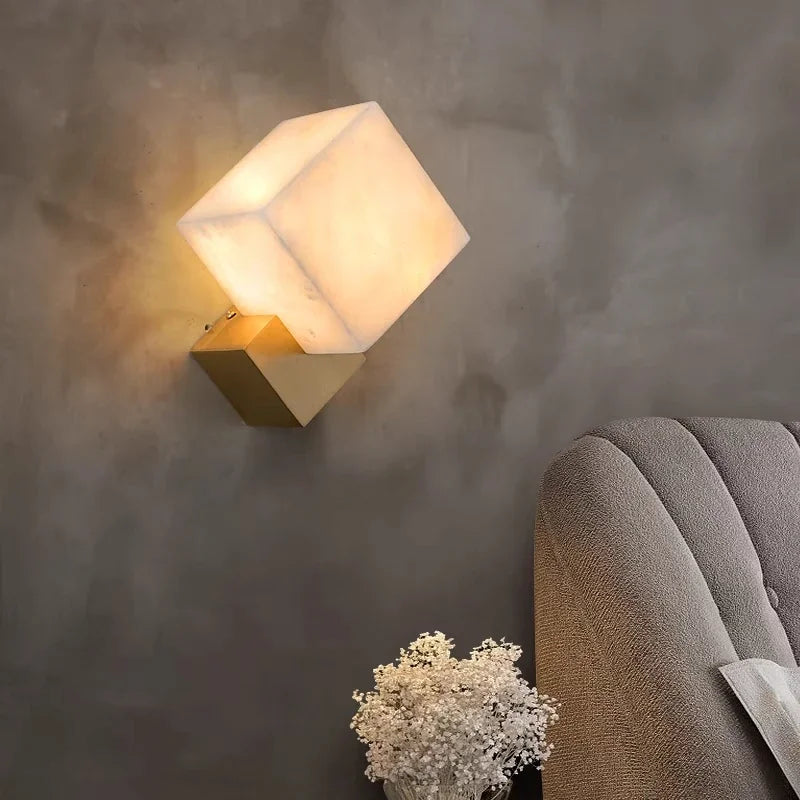 Luxury jade wall lamps