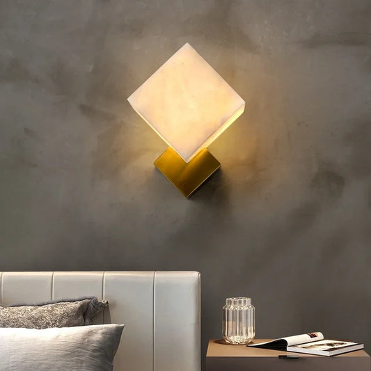 Luxury jade wall lamps