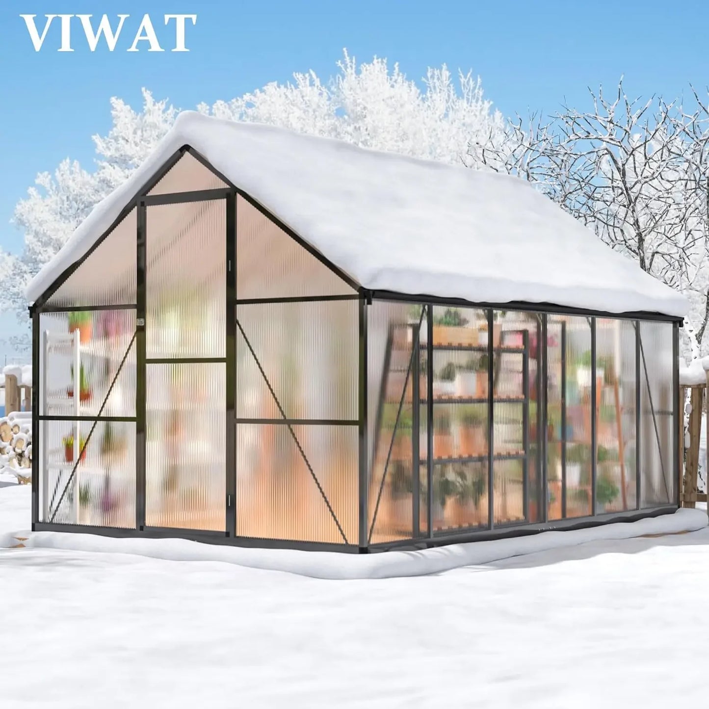 Greenhouse for Outdoors Polycarbonate