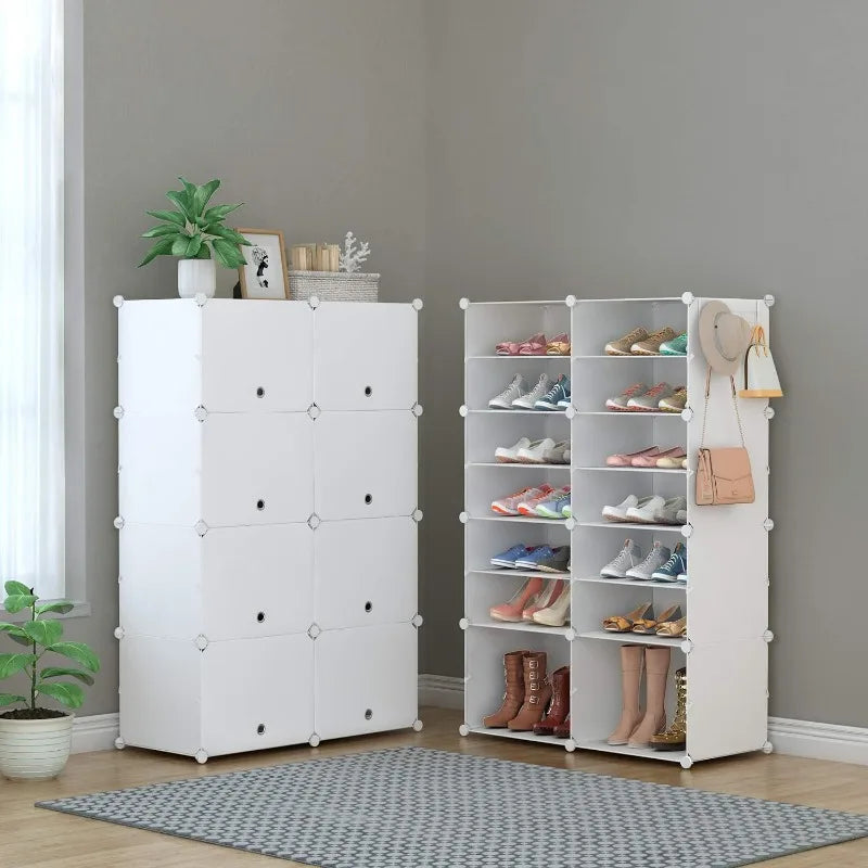 8 Tier Shoe Storage Cabinet