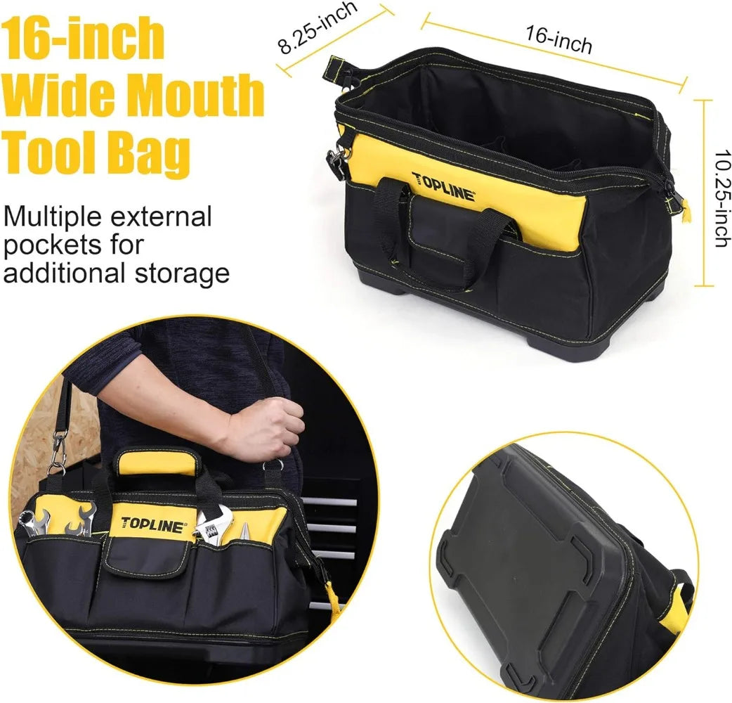 467-Piece Household Home Sets for Mechanics, 16-Inch Tool Bag