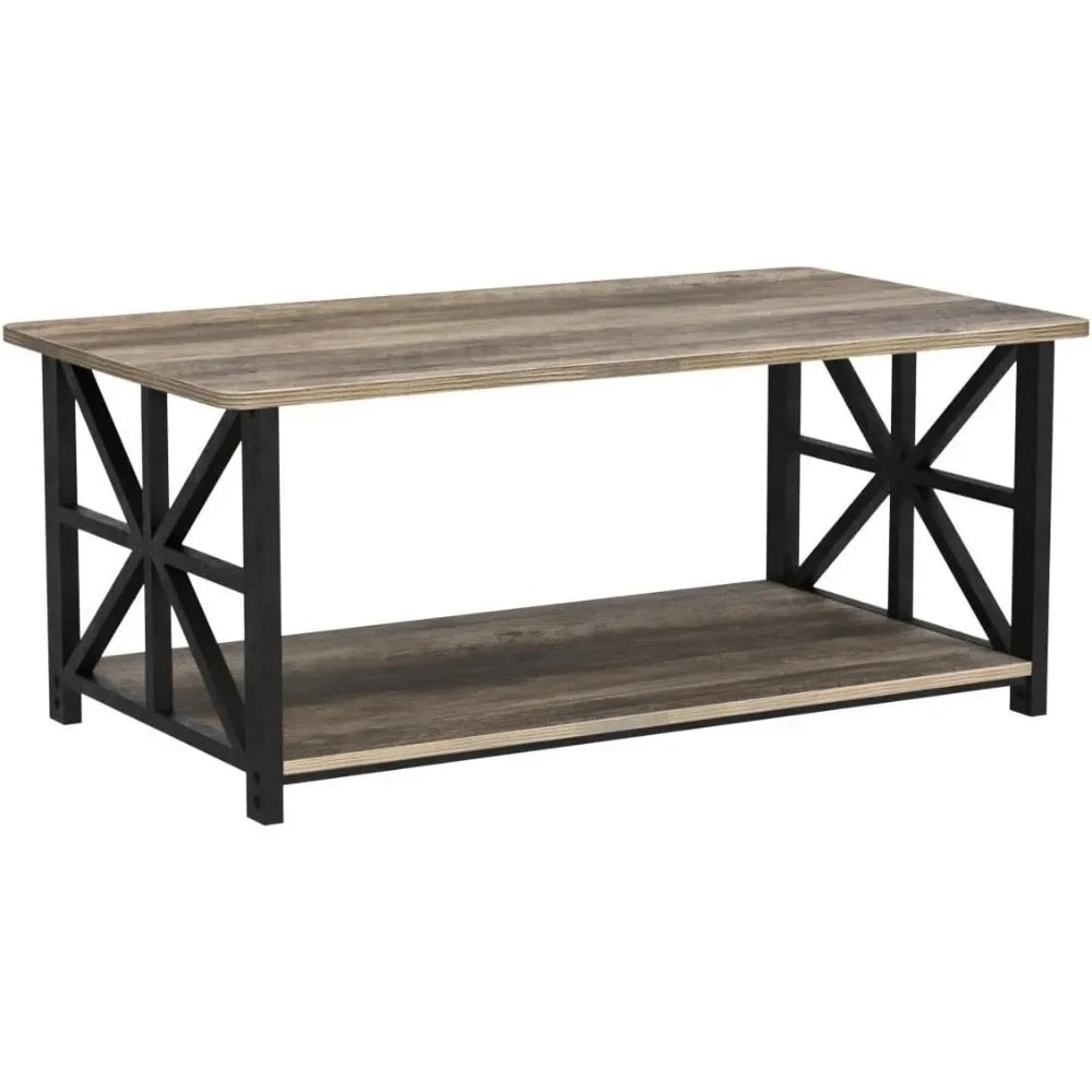 Coffee Table for Living Room with Round Corners