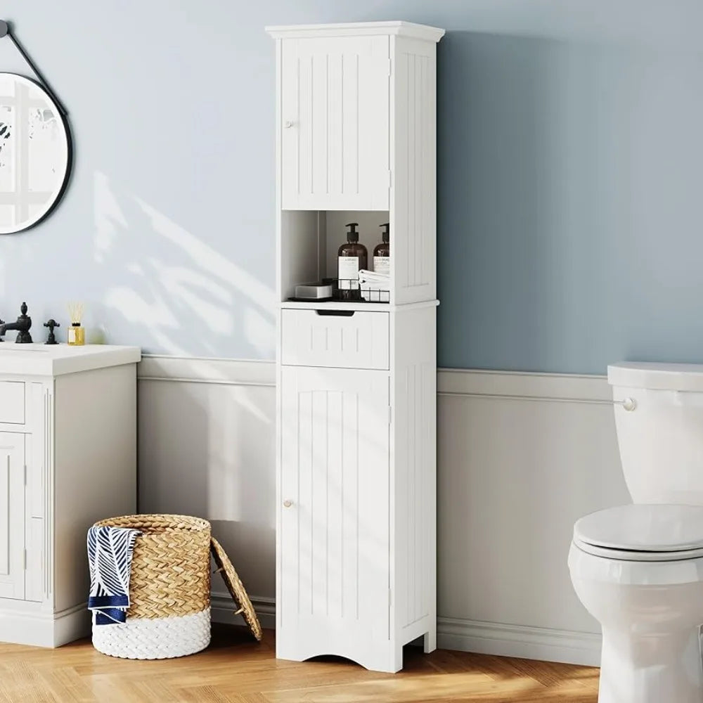 Bathroom storage cabinet with 2 doors and 1 drawer