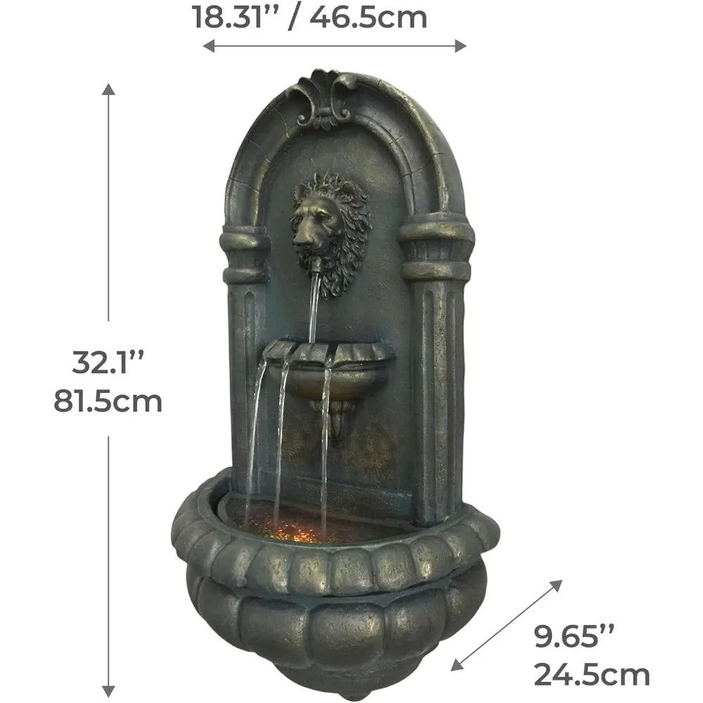 Water Fountain for Gardens, Landscaping, Patios, Balconies, Lawns Fountains